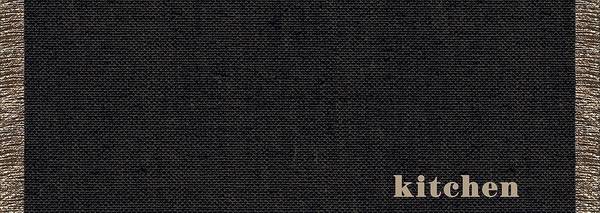 MD Entree - Keukenloper - Vloerkleed - Machinewasbaar - Cook & Wash - Woven Black - 50 x 150 cm