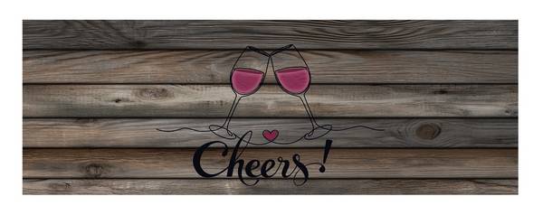 MD Entree - Keukenloper - Vloerkleed - Machinewasbaar - Cook & Wash - Cheers Wood - 50 x 150 cm