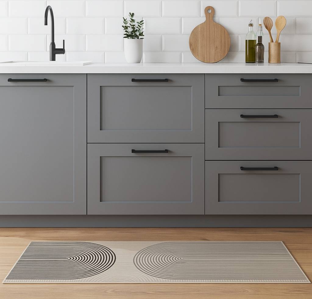 MD Entree - Keukenloper - Vloerkleed - Machinewasbaar - Cook & Wash - Rainbow Grey - 50 x 150 cm-1