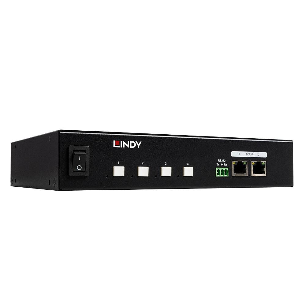 Lindy 32622 Stroomverdeelunit, 4 AC-uitgangen, 1U, zwart-0