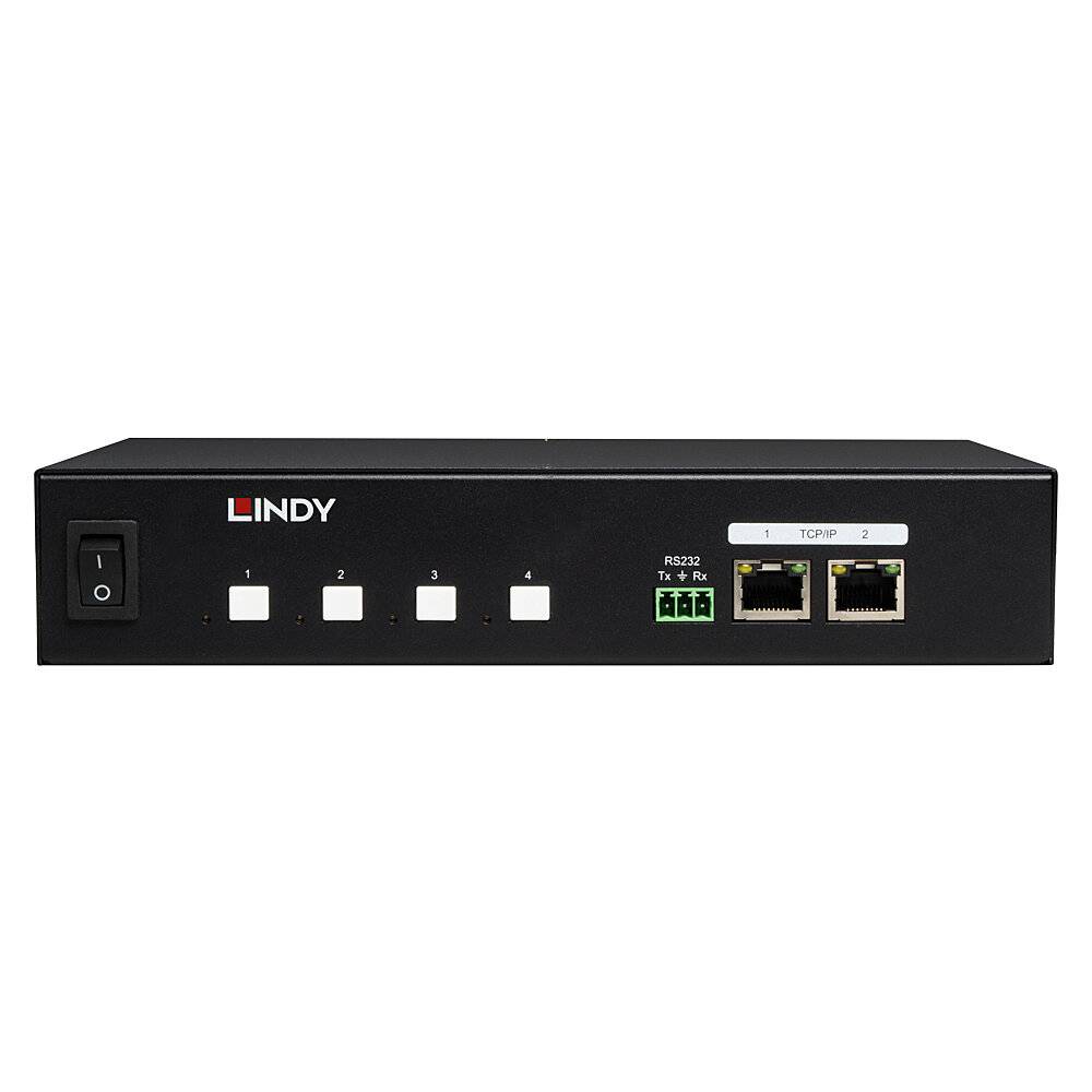 Lindy 32622 Stroomverdeelunit, 4 AC-uitgangen, 1U, zwart-2