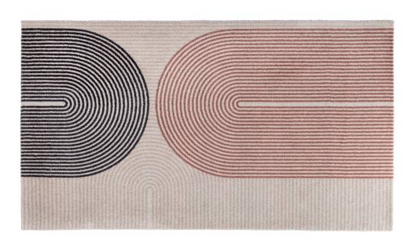 MD Entree - Design mat - Universal - Rainbow Taupe - Vloerkleed - Antislip - Machine wasbaar - 67 x