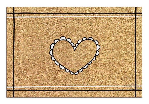 MD Entree - Deurmat - Kokosmat - Finesse - Heart - 40 x 60 cm