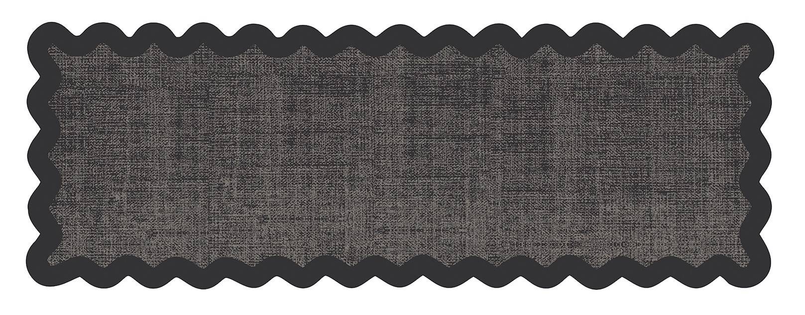 MD Entree - Keukenloper - Vloerkleed - Machinewasbaar - Cook & Wash - Wave Border Anthra - 50 x 150-0