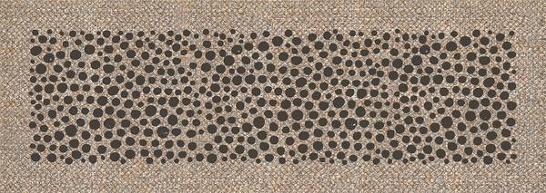 MD Entree - Keukenloper - Vloerkleed - Machinewasbaar - Cook & Wash - Dots Natural - 50 x 150 cm