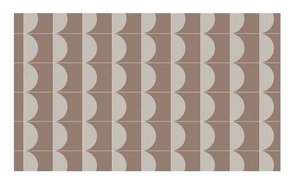 MD Entree - Design mat - Universal - Nouveau Taupe - Vloerkleed - Antislip - Machine wasbaar - 67 x