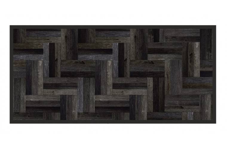 MD Entree - Design mat - Universal - Parquet Anthra - Vloerkleed - Antislip - Machine wasbaar - 67 x-0