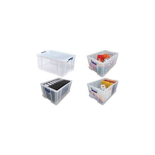 Fellowes ProStore Opbergdoos 70 Liter Transparant 1 Stuk (7731001)-0