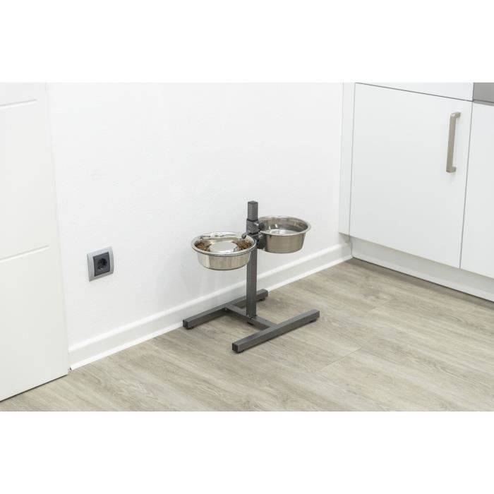 TRIXIE Verstelbare Hondenkomhouder 5,6 L 24 cm Hoogte-1