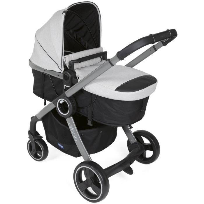 CHICCO Urban Pro Kinderwagen - Grey Mist - Omkeerbare Zitting - Compact Vouwbaar-0