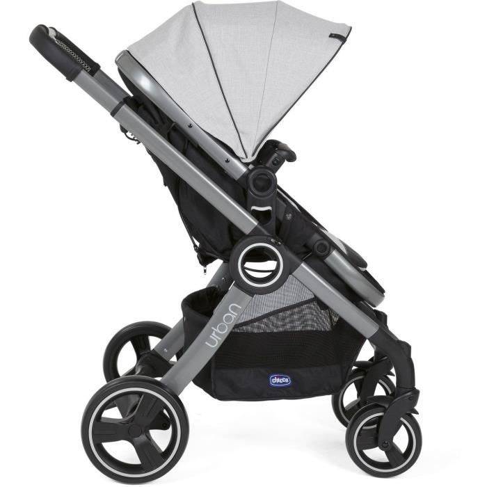 CHICCO Urban Pro Kinderwagen - Grey Mist - Omkeerbare Zitting - Compact Vouwbaar-4