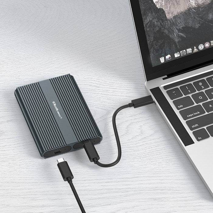 Qoltec M.2 SSD Tray Behuizing SATA NVMe USB-C Duo 2 x 2TB-1