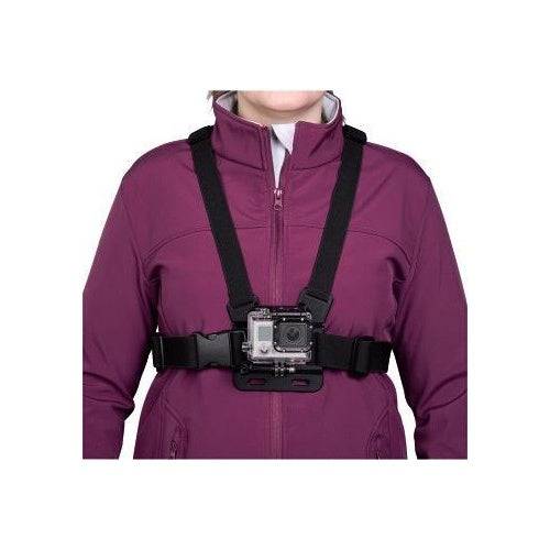 Hama Borstbevestiging voor GoPro Actiecamera's - Snelsluiting - Ideaal voor Actiesporten-0