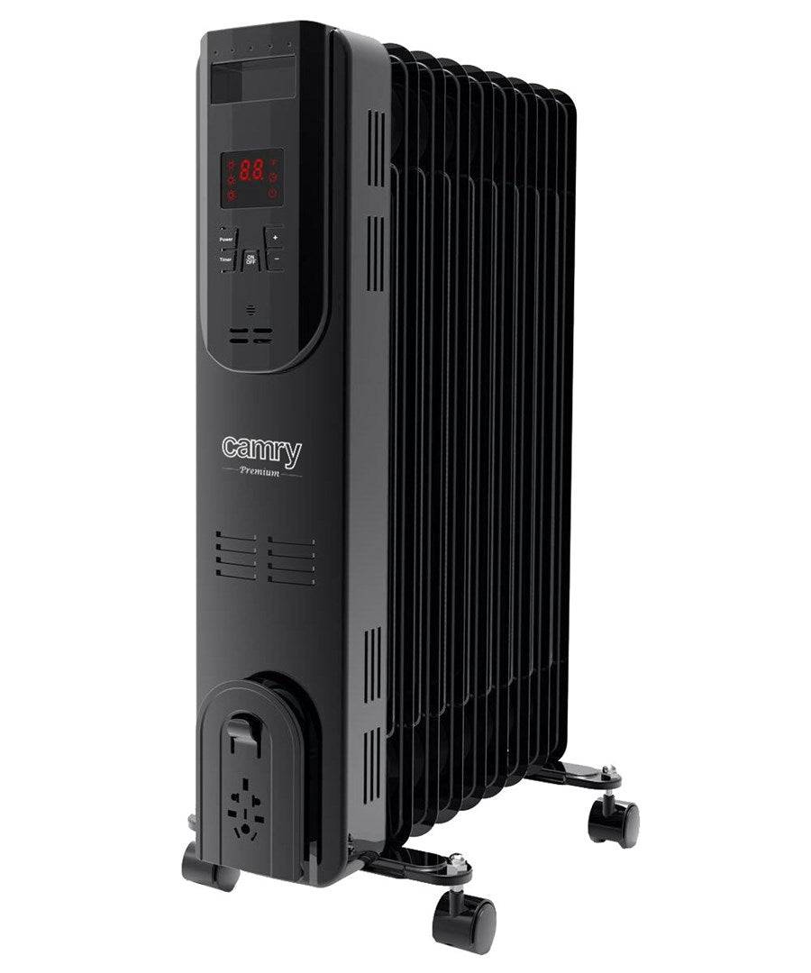 Camry Oliegevulde Kachelradiator 2000W 3 Vermogensniveaus Zwart CR 7810-0