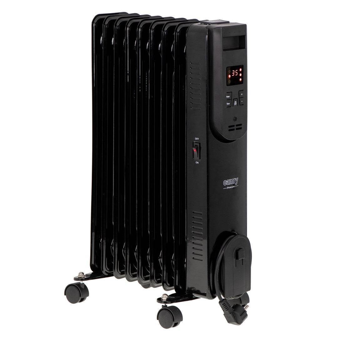 Camry Oliegevulde Kachelradiator 2000W 3 Vermogensniveaus Zwart CR 7810-4