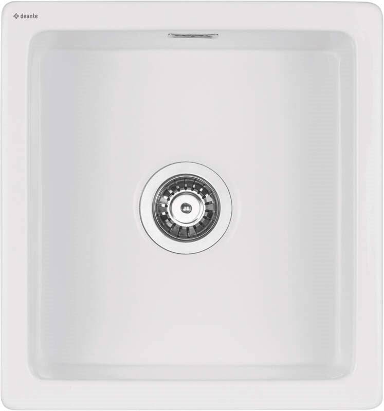 Deante Keramische Spoelbak Enkel Kom Bianco Inbouw 450x475 mm-0