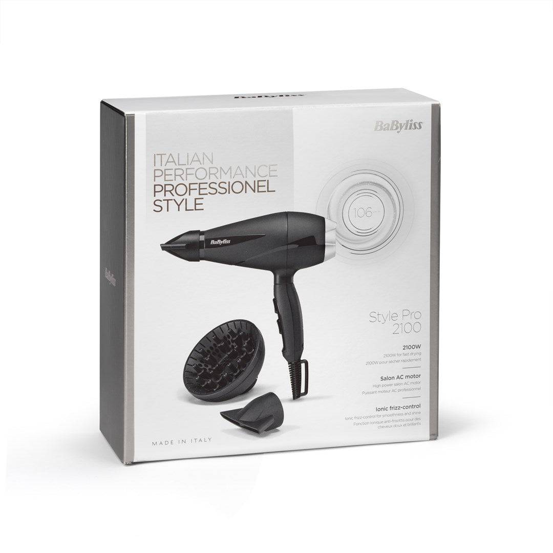 BaByliss Haardroger 2100 W 2 Snelheden 2 Warmte-instellingen Model 6710DE-3
