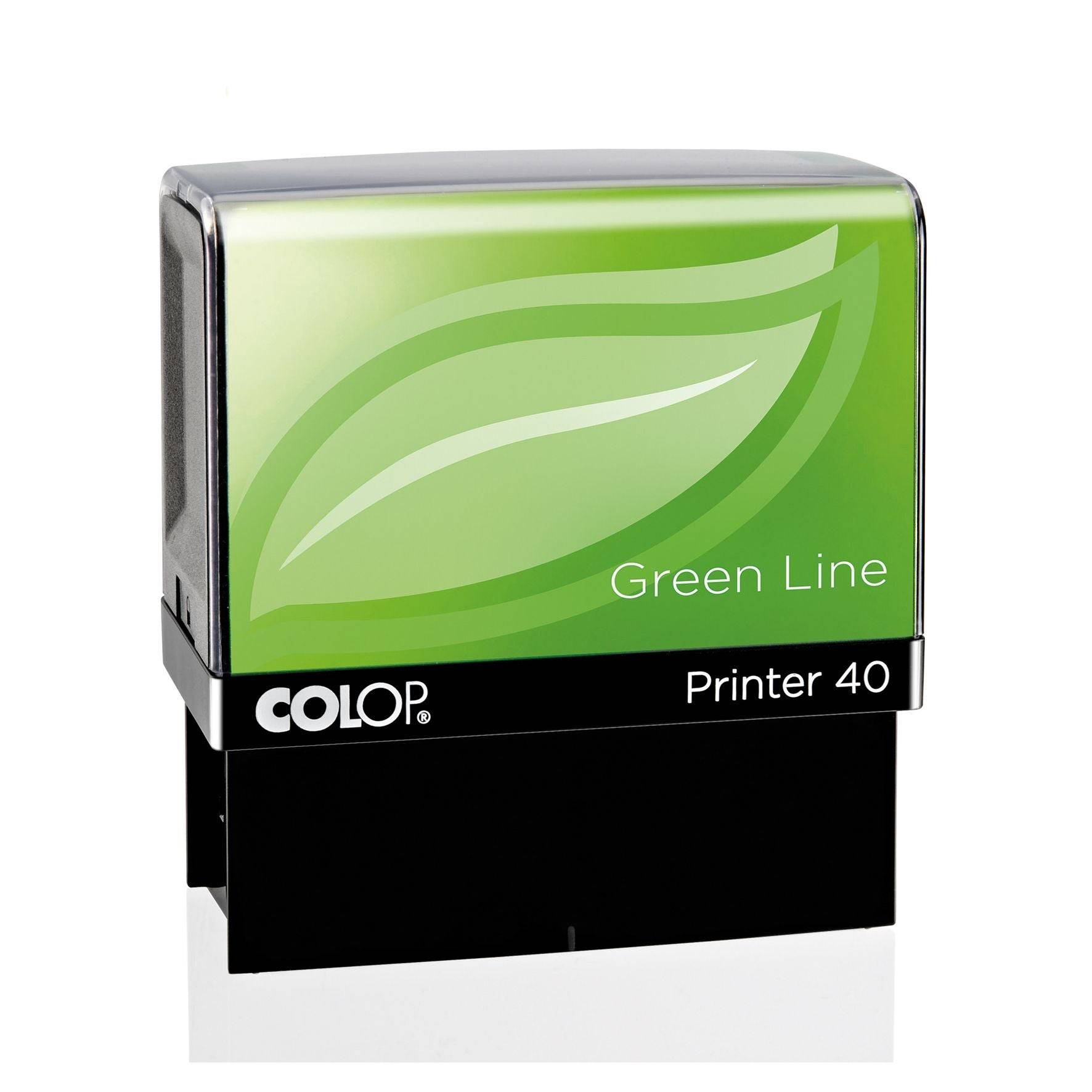 Tekststempel Colop Printer 40 Green Line personaliseerbaar groen-0