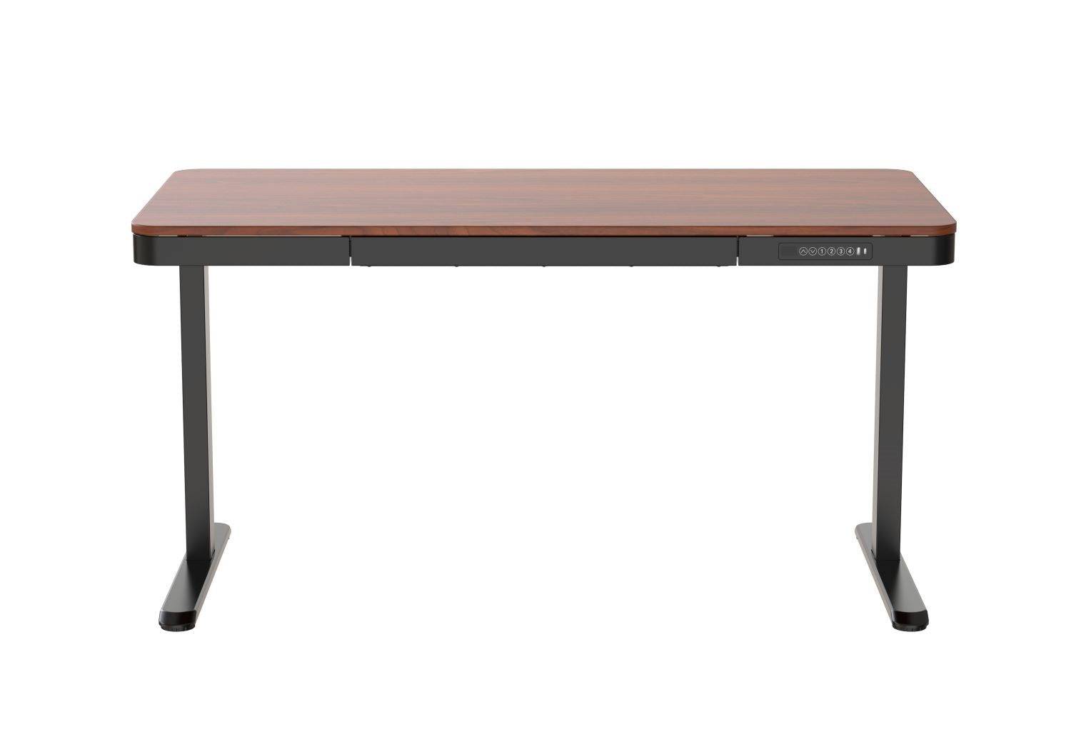 Activejet Bureau ET119S-CZ/O Elektrisch Hoogteverstelbaar Zwart/Walnoot 120x60-1