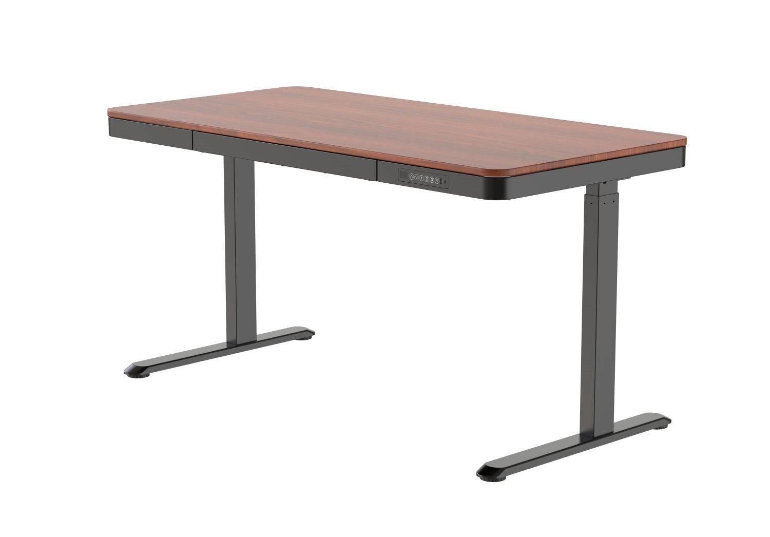 Activejet Bureau ET119S-CZ/O Elektrisch Hoogteverstelbaar Zwart/Walnoot 120x60-2