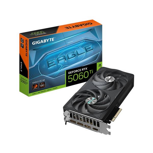GIGABYTE GeForce RTX 5060 Ti EAGLE OC 8 GB Grafische Kaart GV-N506TEAGLE OC-8GD GDDR7 2617MHz