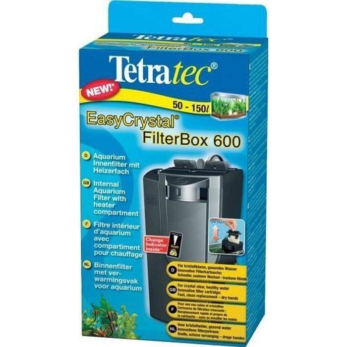 TETRA EasyCrystal Filterbox 600 - Interne Filter - 600 l/h - Voor Aquaria van 50 tot 150 L-0