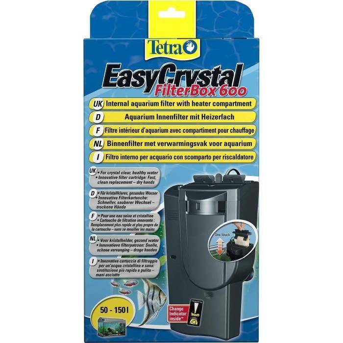 TETRA EasyCrystal Filterbox 600 - Interne Filter - 600 l/h - Voor Aquaria van 50 tot 150 L-1