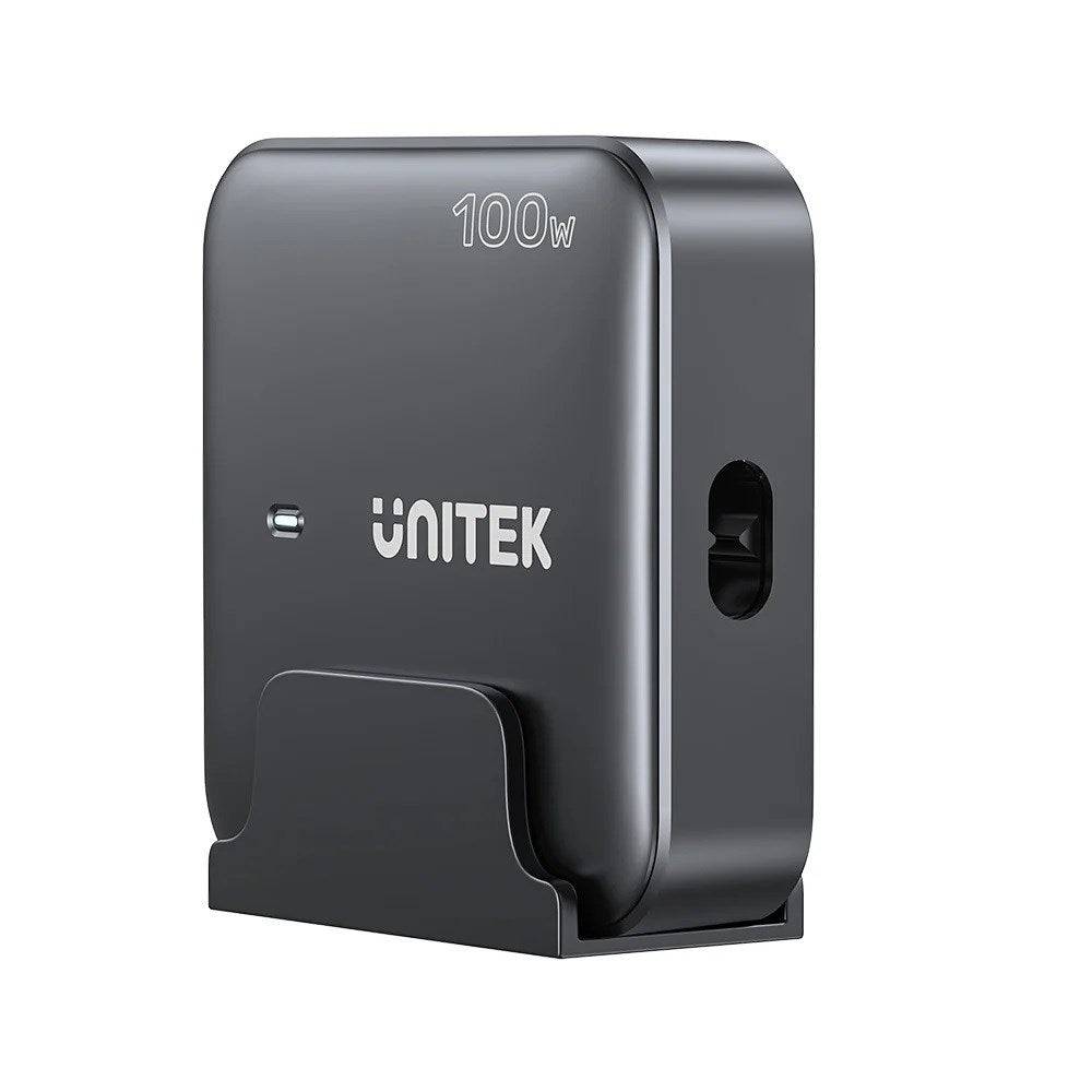GaN Netwerkoplader - Unitek P1229ABK01-EU | 100W 2x USB-C 2x USB-A-1