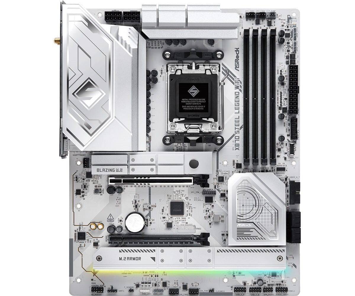 ASRock X870 Steel Legend WiFi ATX AM5 Moederbord USB4 90-MXBPJ0-A0UAYZ-3