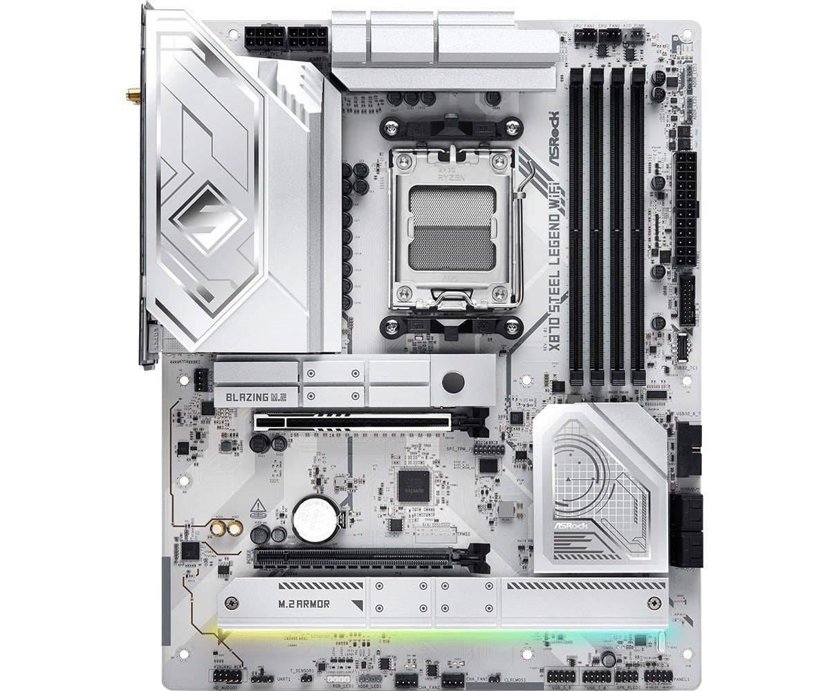 ASRock X870 Steel Legend WiFi ATX AM5 Moederbord USB4 90-MXBPJ0-A0UAYZ-4
