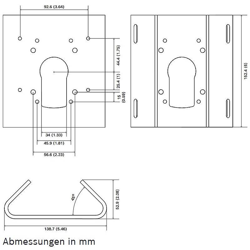 Bosch Paalmontage adapter klein-1