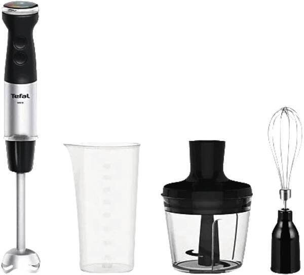 Tefal Staafmixer 1000 W 20 Snelheden RVS HB 673830-0