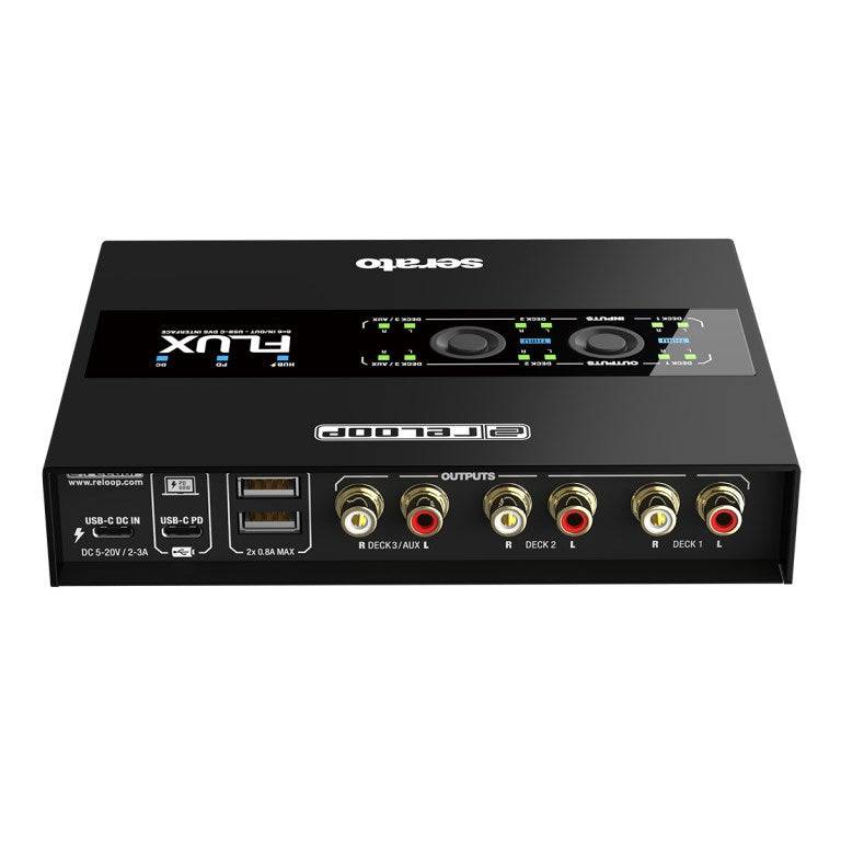 Reloop Flux USB Audio Interface, 3.0 Audio Uitgangskanalen, Compact Ontwerp, RELOOP 245389-2