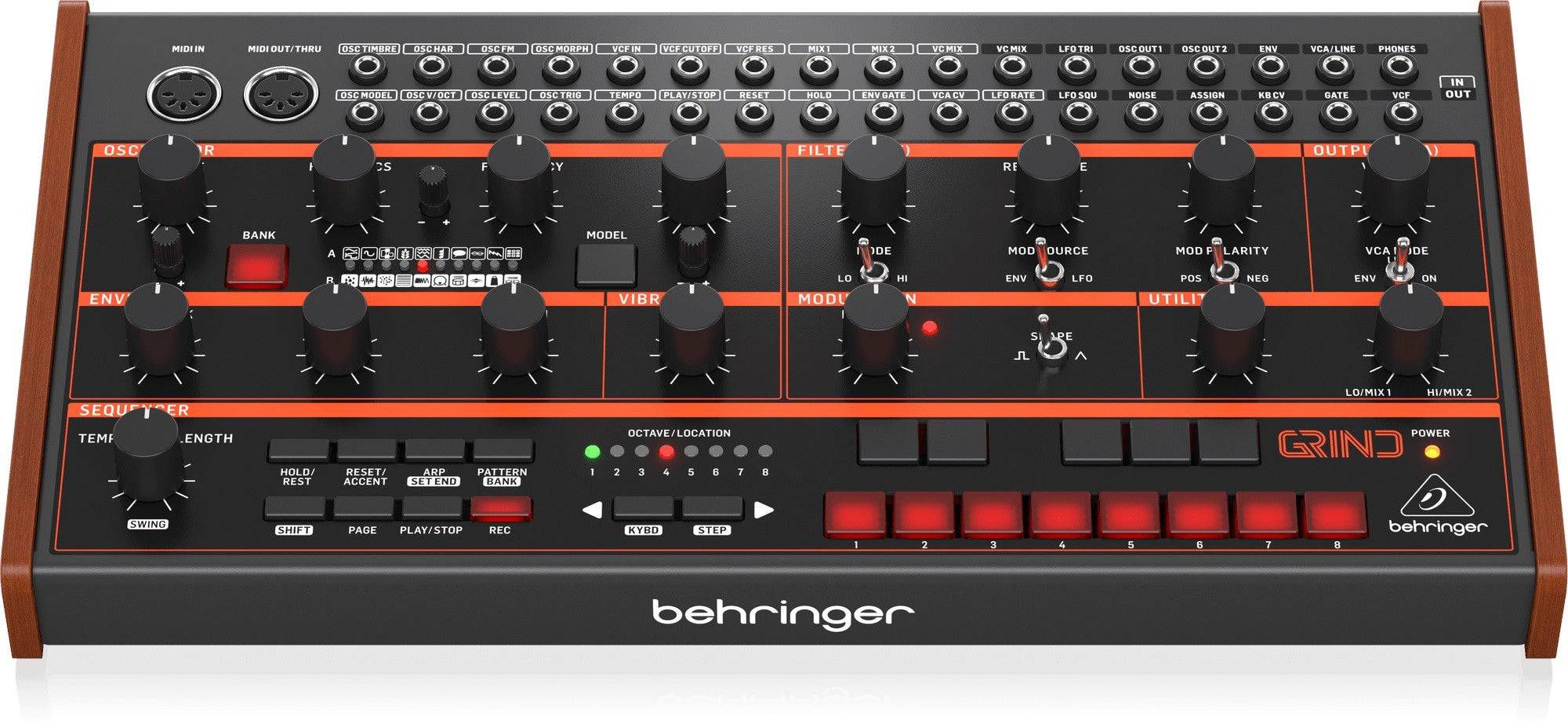 Behringer GRIND Hybrid Synthesizer - Veelzijdige Geluidscreatie-1