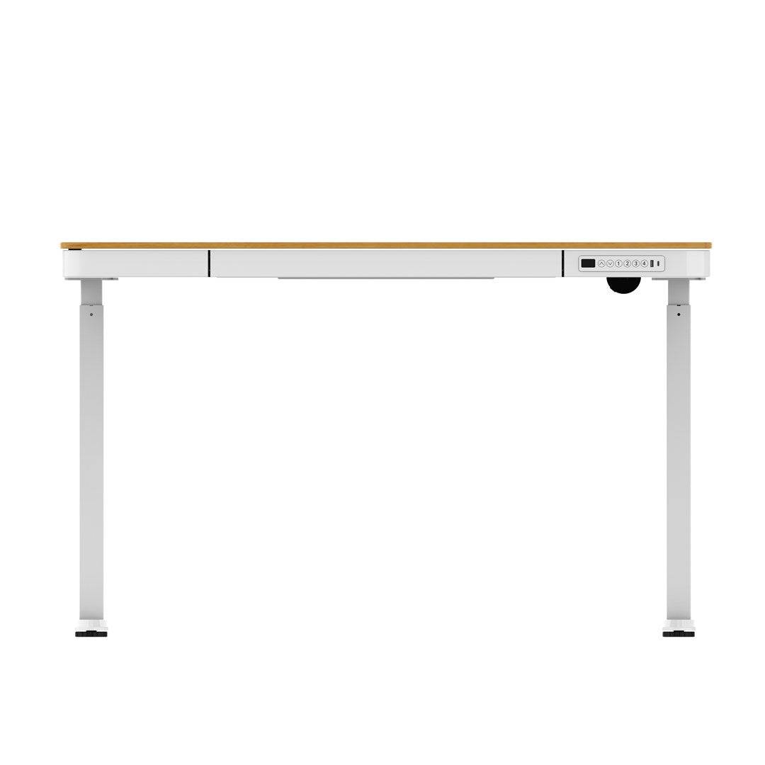 Activejet Bureau ET119S Elektrisch Hoogteverstelbaar Wit/Eik 120x60-3