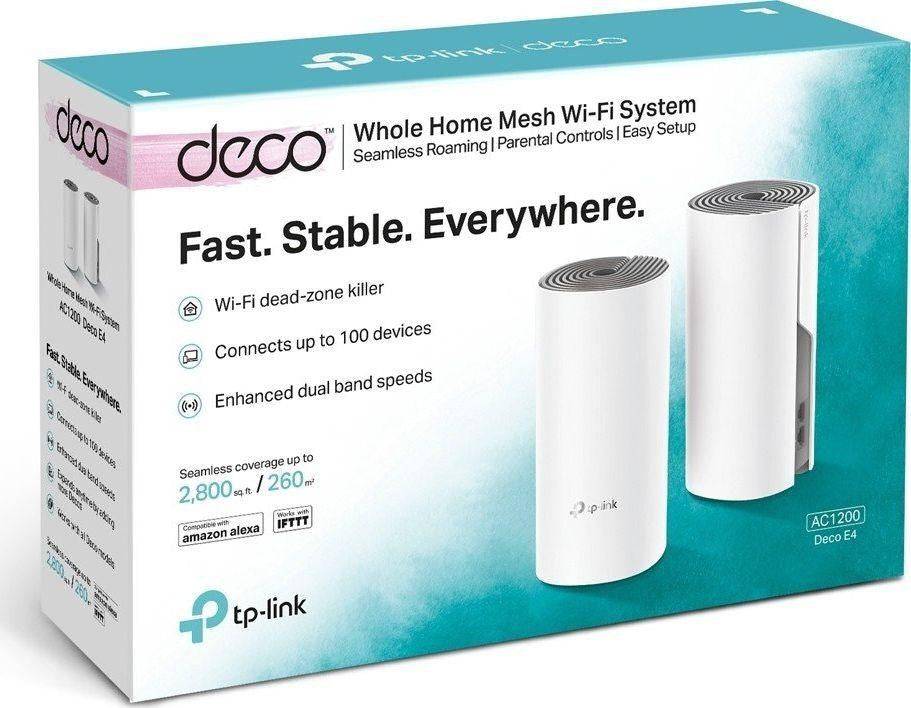 TP-LINK Mesh Wi-Fi Systeem Deco E4 (1-Pack) 1200 Mbit/s Dual-Band-2
