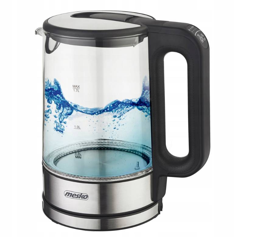 MESKO Waterkoker 1,7 L 2200W Draadloos Temperatuurregeling-0