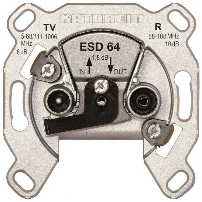 Kathrein Antennensteckdose 2fach ESD 64-0