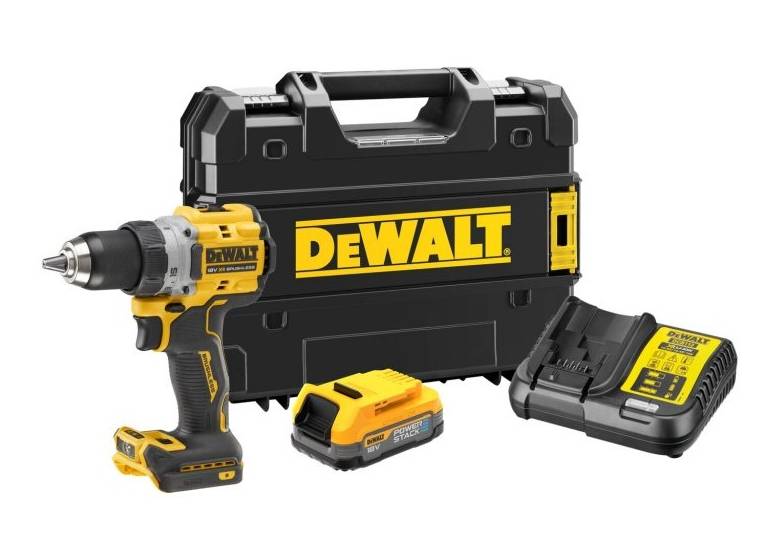 DeWalt DCD800E1T Accu Boormachine | 18V XR G3 Powerstack | in TSTAK - DCD800E1T-QW-0