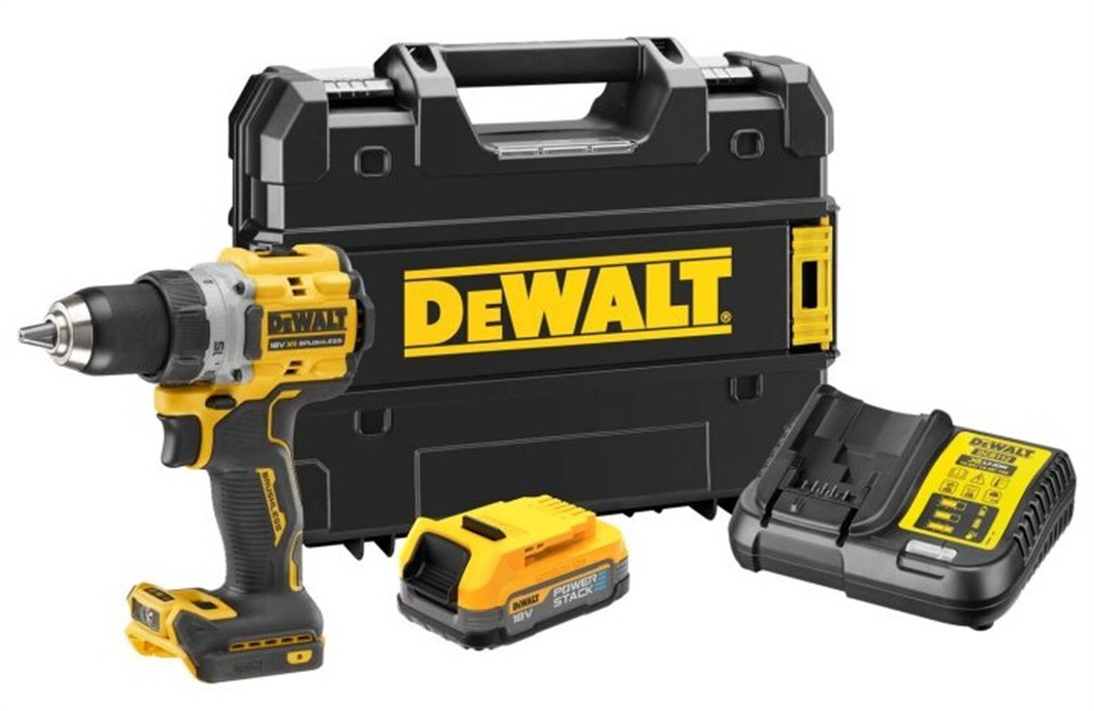 DeWalt DCD800E1T Accu Boormachine | 18V XR G3 Powerstack | in TSTAK - DCD800E1T-QW-1