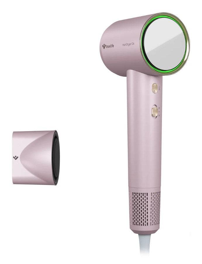 TrueLife Haardroger 1600 W met Ionentechnologie, 3 Warmte-instellingen, Roze, TLHDMHDD6NNPA-0