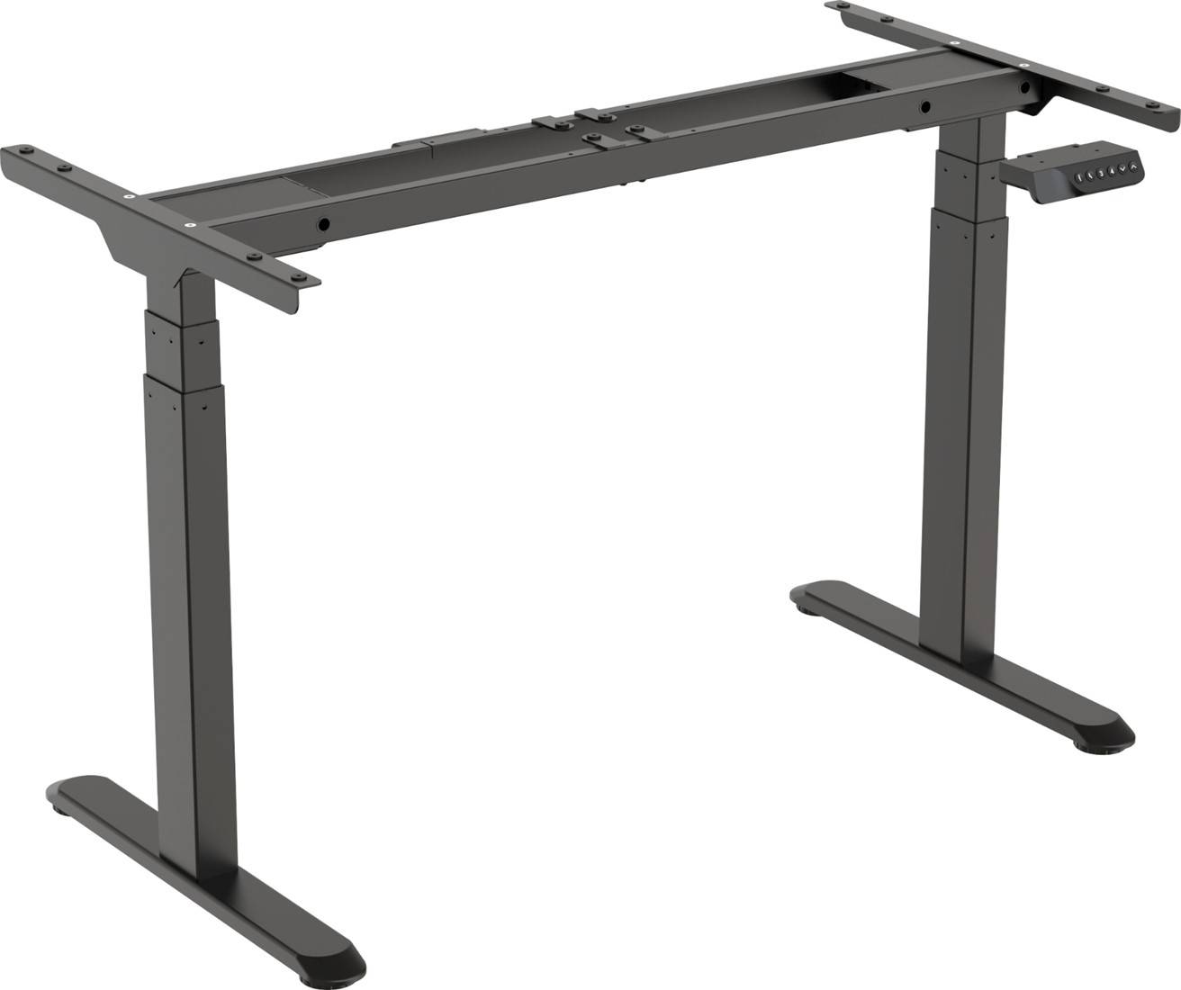 Elektrisch zit sta bureau frame Economy Euroseats - Wit (RAL 9016)-0