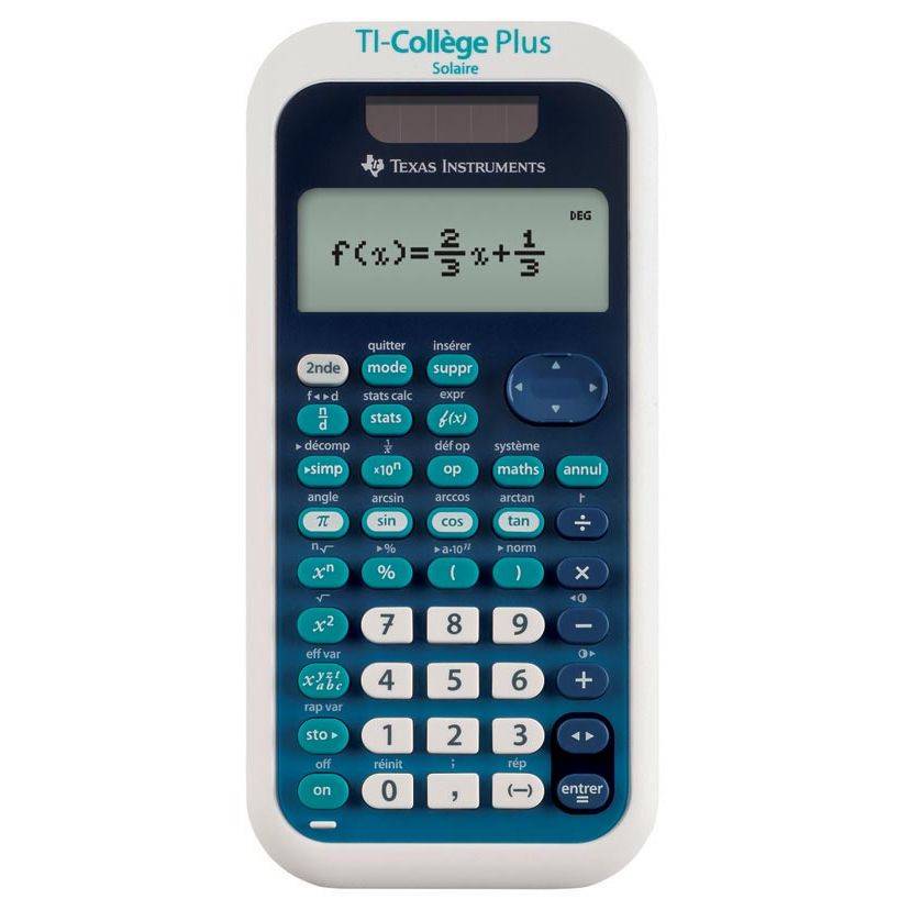 Texas Instruments 3243480104371 Texas Instruments - Texas Wetenschappelijke rekenmachine TI-College Plus-0