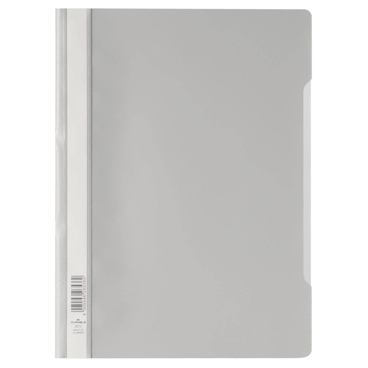 Durable 4005546985428 Durable - snelhechtmap ft A4 grijs-0