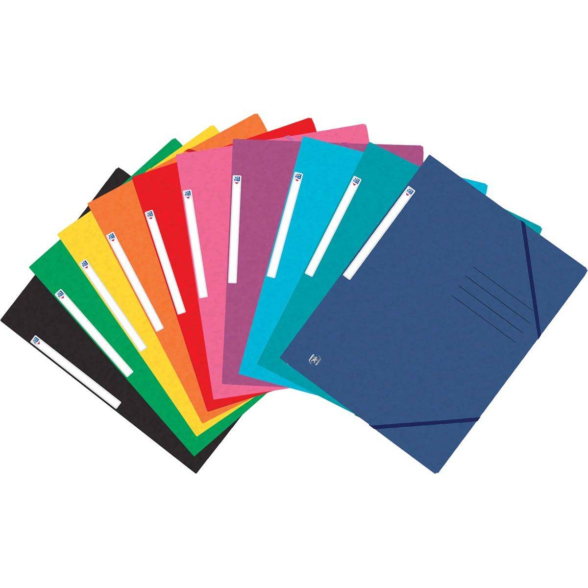 Oxford 3045050419263 Oxford - Top File+ elastomap, voor ft A4, geassorteerde kleuren-0