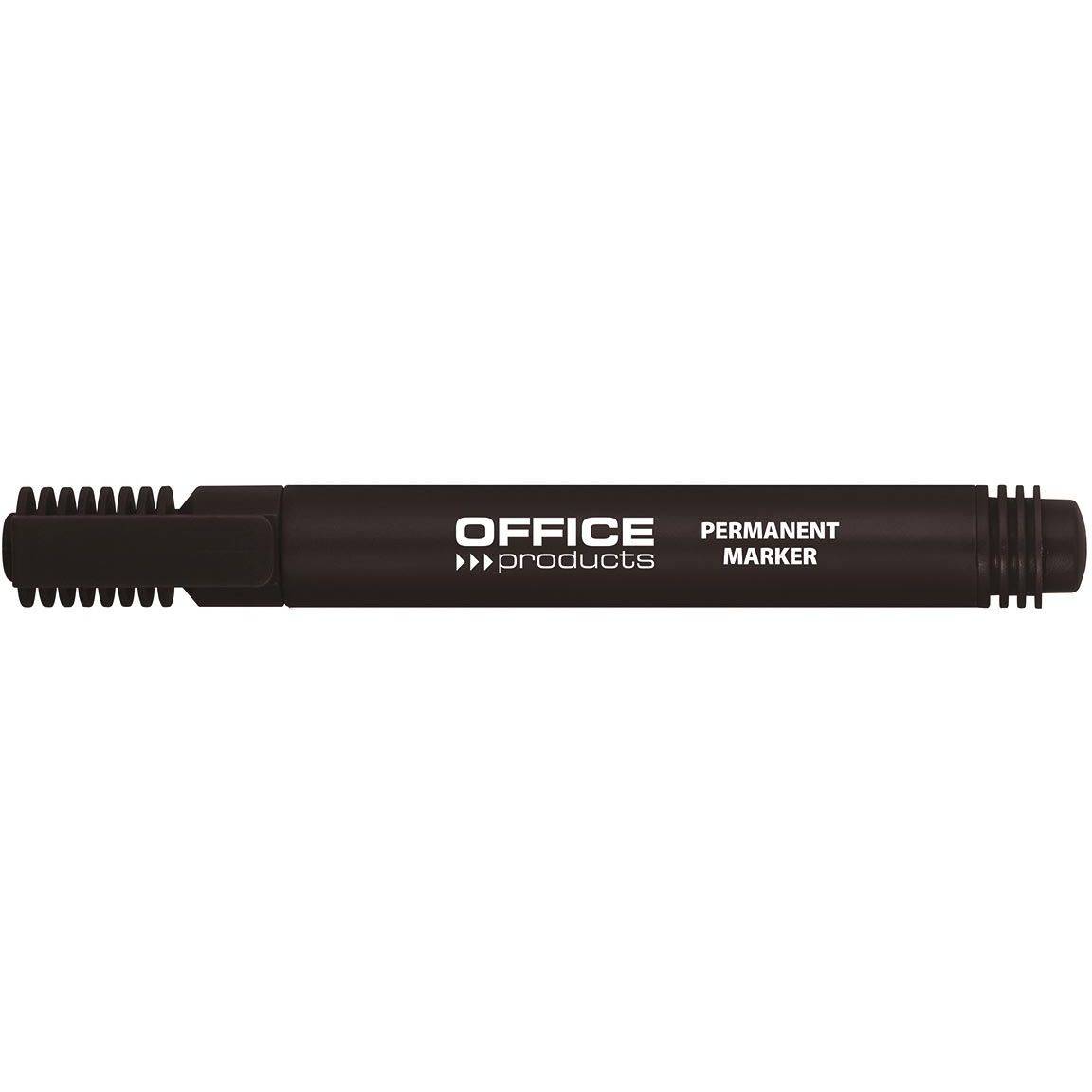 OFFICE products 5901503680025 OFFICE products - permanent marker 1-3 mm, rond, zwart-0