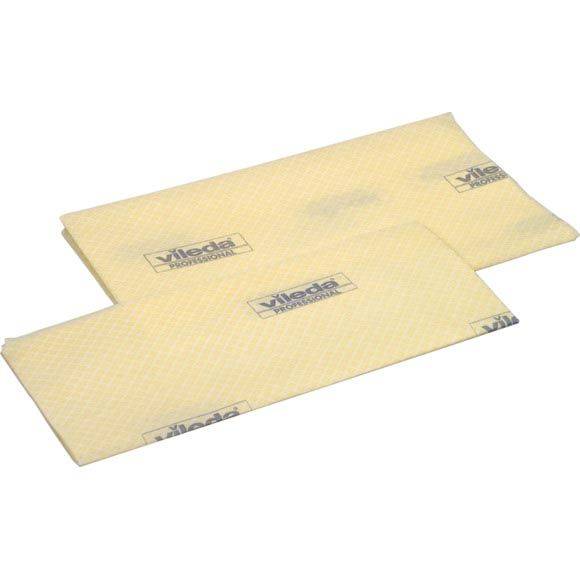 Vileda 4023103072312 Vileda - stofwisdoek High Performance, geel, pak van 50 stuks-0