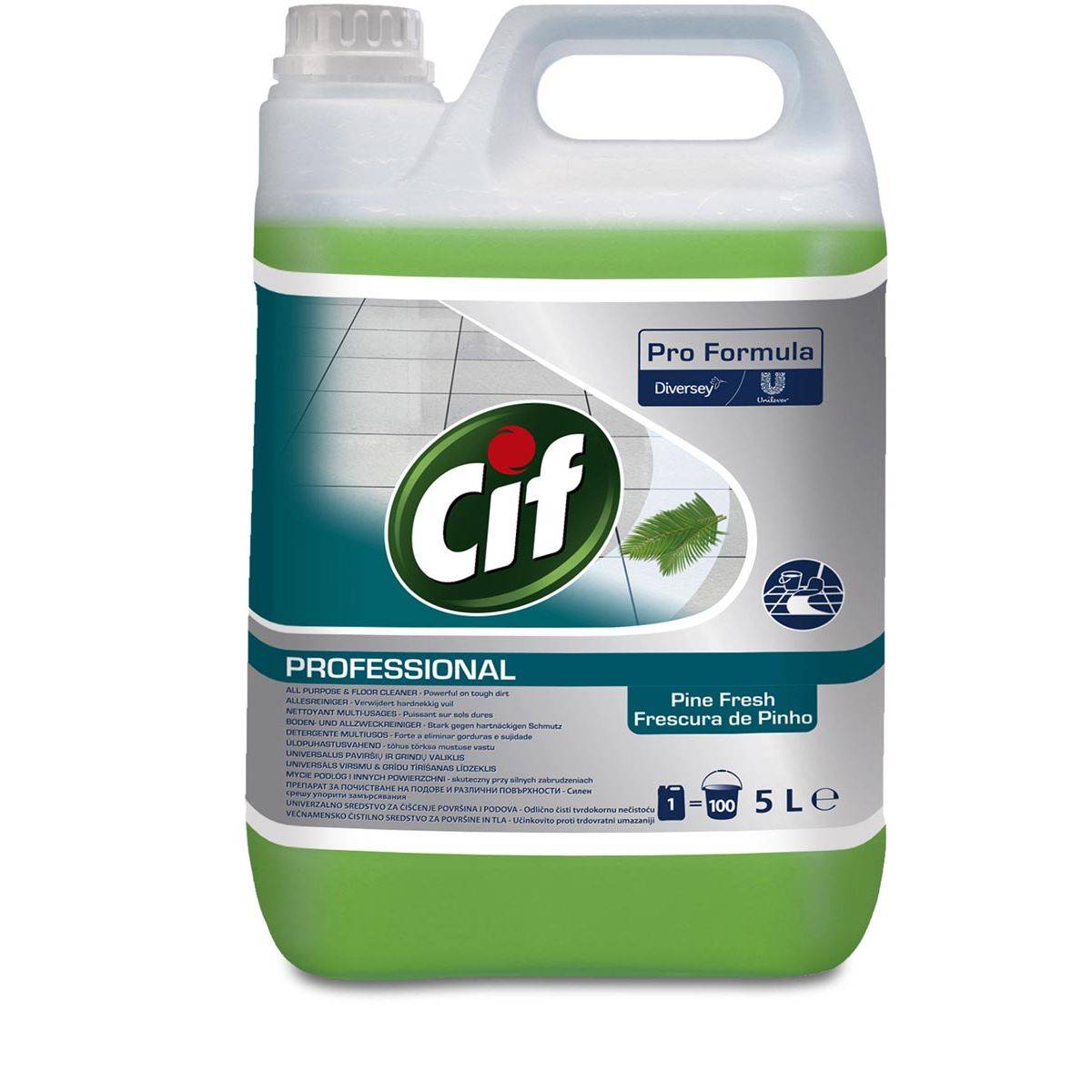 Cif Reingiungsmittel 7615400106042 Cif - allesreiniger dennenfris, fles van 5 liter-0