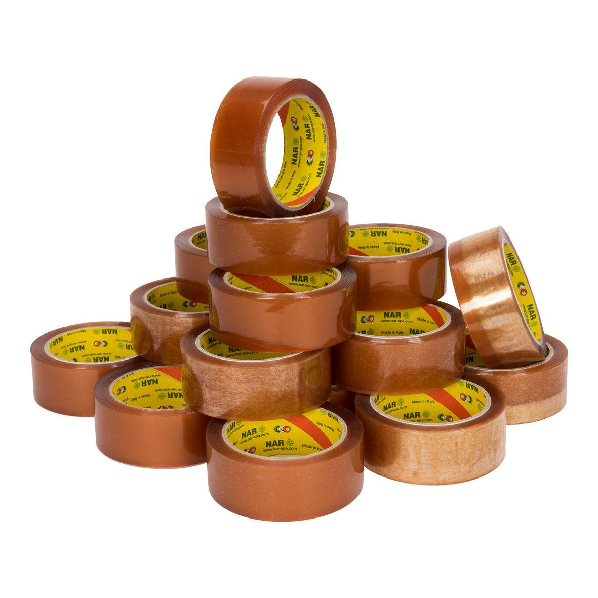 Pp solvent tape (nar) transparant 38 mm x 66 meter | 6 stuks-0
