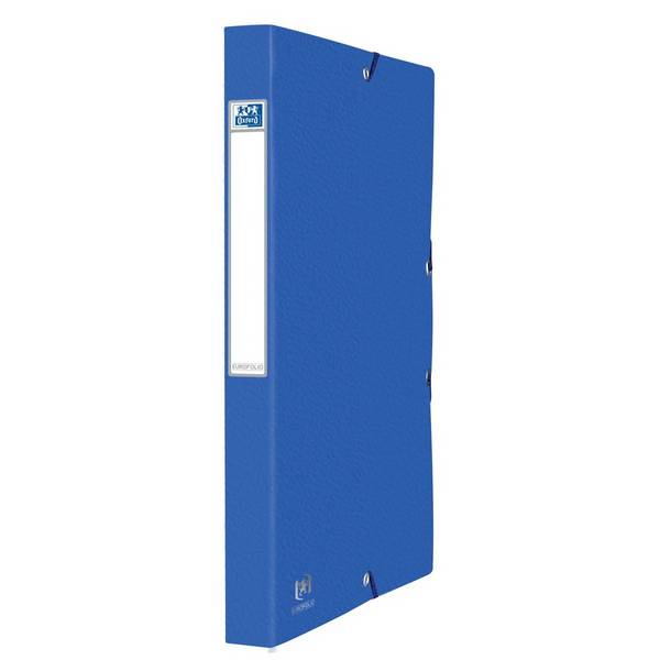 Oxford 3148240038517  Oxford -  elastobox folio rug van 2,5 cm, blauw